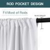 XIANGPEIFBH 2-Piece 95% Blackout Curtains with Guitar and Drum Design, 115" W x 255" H cm Each view 4