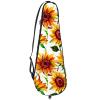 VAPOKF Badminton Racket Bag, Handbag, Tennis Racket Bag, Paddle Bag for 2 Rackets, Watercolor Wild Sunflowers view 1