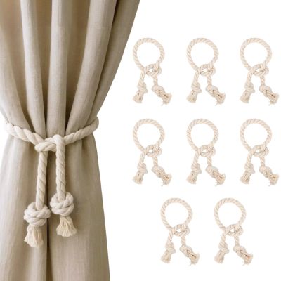 Jiayaus 8-Piece Curtain Tiebacks