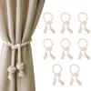 Jiayaus 8-Piece Curtain Tiebacks view 1