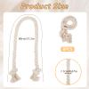 Jiayaus 8-Piece Curtain Tiebacks view 2