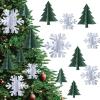 Kiiwah 24-Piece 3D Paper Christmas Tree Decorations view 1