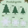 Kiiwah 24-Piece 3D Paper Christmas Tree Decorations view 2