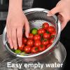 Fazvncv Stainless Steel Steamer Basket with Handle view 4