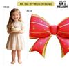 Sanu Belle Large Bow Balloons 2 Pack Red 38 Inch view 2