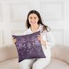 Homewish Highland Cow Skull Pillow Covers, Purple Damask, 45 x 45 cm, Set of 2 view 4