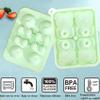 3D Ice Cube Mold in Barrel Shape view 3