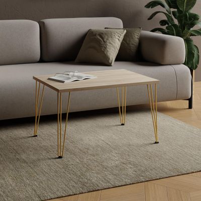 AKKE Modern Sonoma Coffee Table, 70 x 40 cm