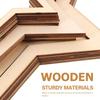 DIYEAH 18-Piece Wooden Star Frames for Crafting view 3