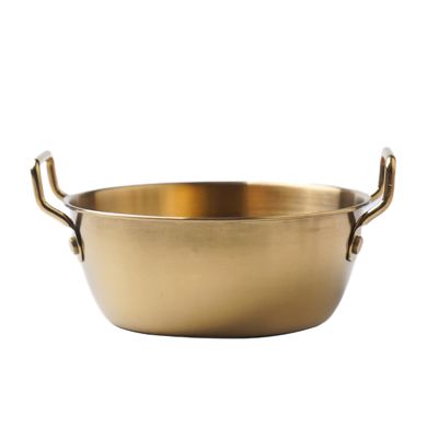 Metal Bowls with Double Handles