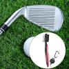 Golf Club Cleaner, Ergonomic Golf Brush with Retractable Cord view 3