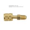 XUXHOU New R410 Brass Adapter 1/4" Male to 5/16" Female Charging Hose view 2