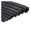 HWWW PP Corrugated Tubing, Black, AD10 × ID6.5 mm, 1 Meter view 1