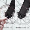 15 x 155 mm Front Wheel Thru Axle, 1.5 Thread Pitch, M14, Anti-Theft Bicycle Axle for MTB, Gravel & Road Bikes with Hexlox (Silver Hexlox Insert, 6 mm) view 4