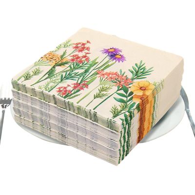Floral Party Napkins - Decorative Paper Napkins