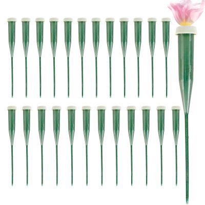 Yanayi Floral Tubes | 25 Pack Single Flower Stem Tubes for Fresh Flowers