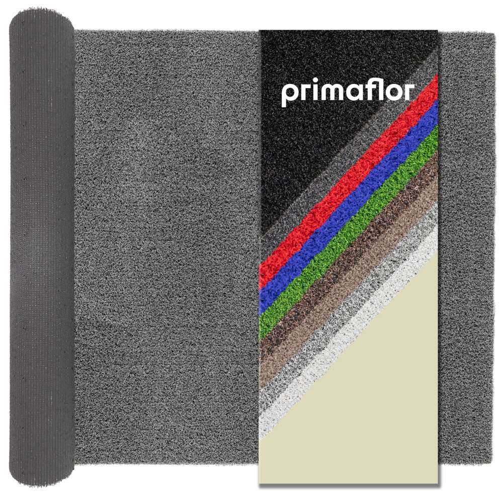 Primaflor Color Wave B1 Artificial Turf | Anthracite | 200 x 1,800 cm | 8 mm | B1 Flame Retardant | Water-Permeable | UV-Resistant | Indoor & Outdoor Grass Carpet