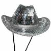 Disco Ball Cowboy Hat with Mirrors and Sequins view 1