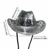 Disco Ball Cowboy Hat with Mirrors and Sequins view 4