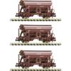 Fleischmann 6660071 N 3-Piece Set: DR Tilting-Roof Wagons view 1