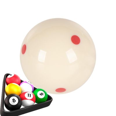 Billiard Balls, Eight-Ball Accessories, 6 Red Dot Resin Balls