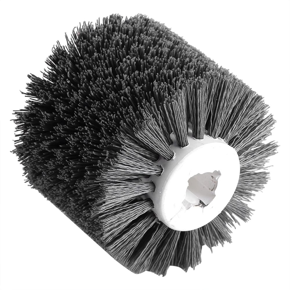 Tnfeeon Wood-Burning Polishing Wheel for Drawing Machine, 320-Grit Wedge-Wire Wheel for Fine Polishing