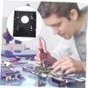 SSD Hard Drive Adapter, 2.5 to 3.5 Inch, Dual-Layer, ABS, Black view 3