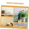 CIYODO 2-Piece Bamboo Storage Baskets view 3