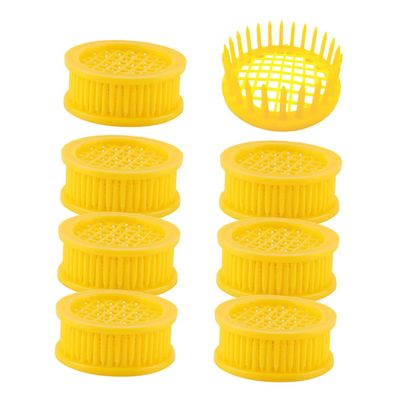 ibasenice 15-Piece Plastic Bee Queen Cages for Beekeeping