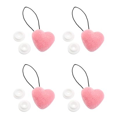 jiingekk 4 x Heart-Shaped Duvet Clips