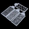 FILFEEL Reusable Cake Stencils, 4-Piece Set view 1