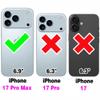 Protective Case for iPhone 17 Pro Max 6.9-Inch, Wallet Case with Tempered Glass Screen Protector, Wrist Strap, Crossbody Strap, RFID Blocking, Card Holder view 2