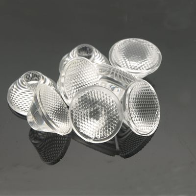 WUUKEPSG 15-Piece 20 mm Optical PMMA LED Lens (5/8/10/25/30/60/90/120 Degrees), Reflector Collimator, for 1W, 3W, and 5W LED Lamps/10 Pcs/10 Degree