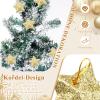 Scettar 30-Piece Gold Star Christmas Ornament Set view 3