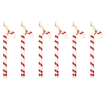 6X Creative Christmas Pipe Ornaments