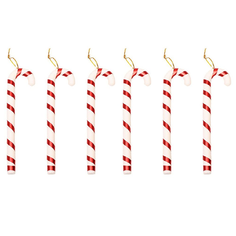 6X Creative Christmas Pipe Ornaments