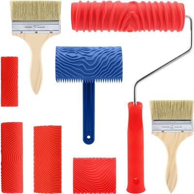Jooehyer 8-Piece Wood Grain Painting Tool Set