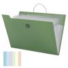 JEFURE A4 Expanding File Folder with 12 Pockets, Green view 1