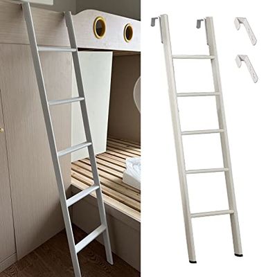 Generic White Bunk Bed Ladder for Dorms and RVs, 150 cm