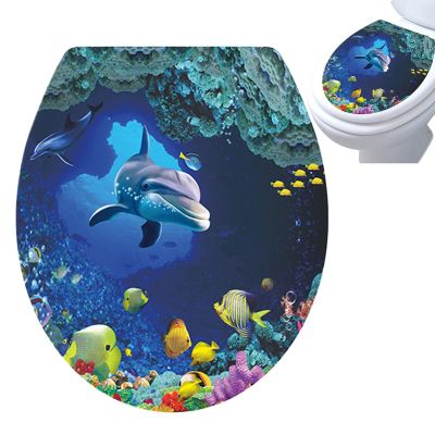 Toilet Seat Sticker - Marine Theme