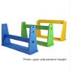 Lightweight Speed Hurdles, Height-Adjustable Foam Agility Hurdles, Removable Training Equipment (Blue, 7-Piece) view 3
