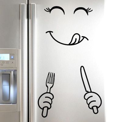 Refrigerator Smile Sticker