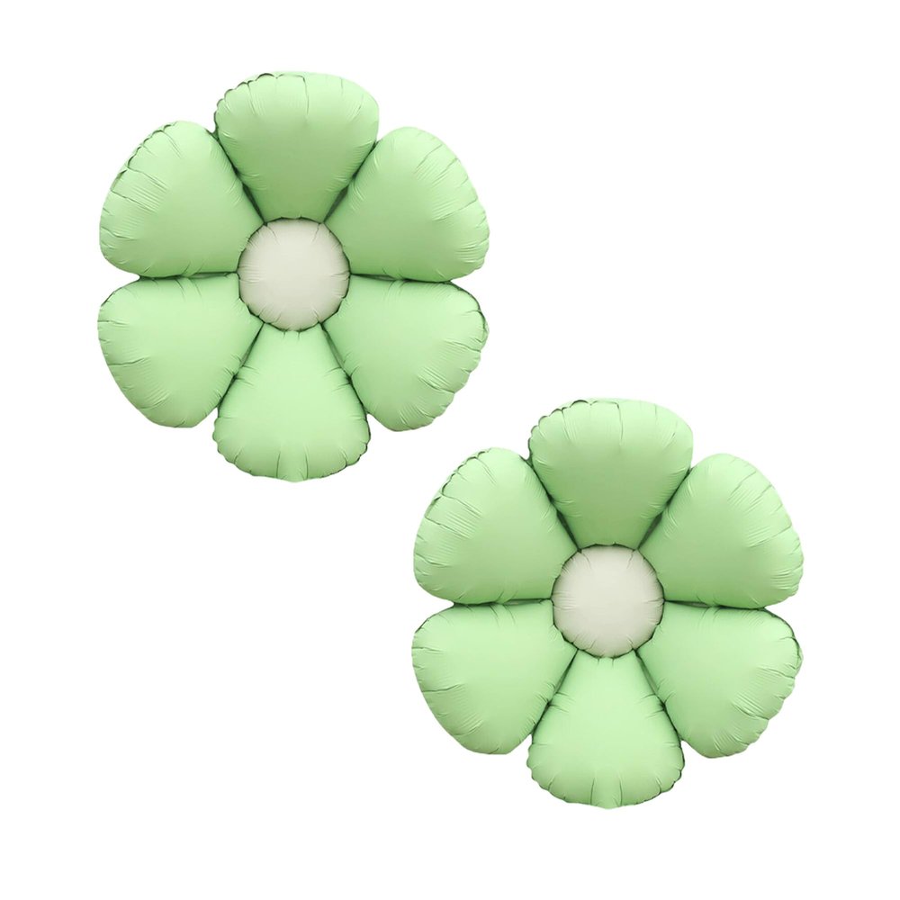 Sanu Belle Flower Balloons 2 Pack Green 28 Inch