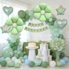 Sanu Belle Flower Balloons 2 Pack Green 28 Inch view 4