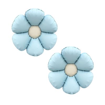 Sanu Belle Flower Balloons 2 Pack Blue 28 Inch