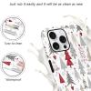 Phoona 2-in-1 Christmas Case for iPhone XR 6.1-inch, Colorful Holiday Design view 4