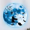 Halloween Moon Wall Sticker - 7.87in Waterproof PVC view 4