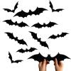 60-Piece 3D Bat Decorations for Halloween view 1