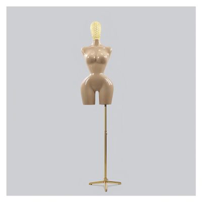 YXLYFDLY Adjustable Plus-Size Mannequin Torso with Stand (Skin Color)