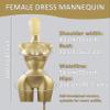 YXLYFDLY Adjustable Plus-Size Mannequin Torso with Stand (Skin Color) view 3